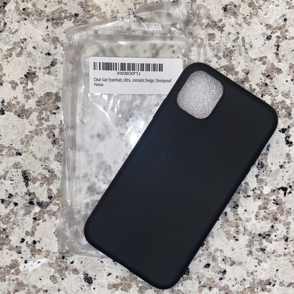 NEW, 2 Pack iPhone 11 Case, Protective Matte Black Phone Case - Picture 3 of 5